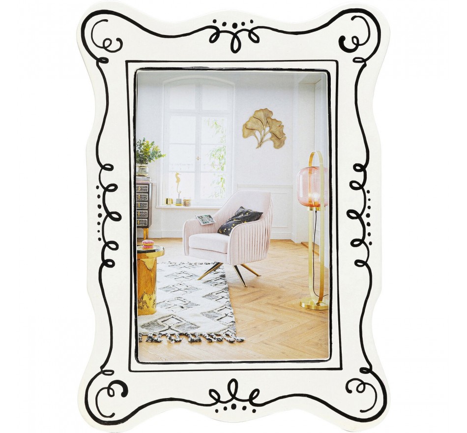 Fotolijst Favola zwart wit 19x25cm Kare Design