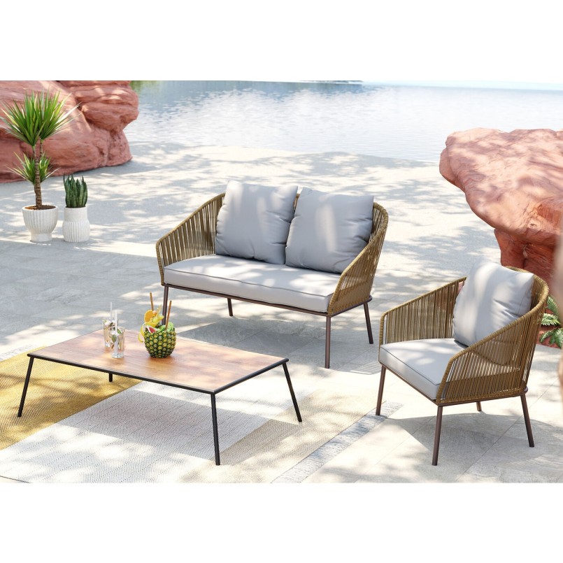 Ensemble de sièges Elba Quattro nature (4-pcs)