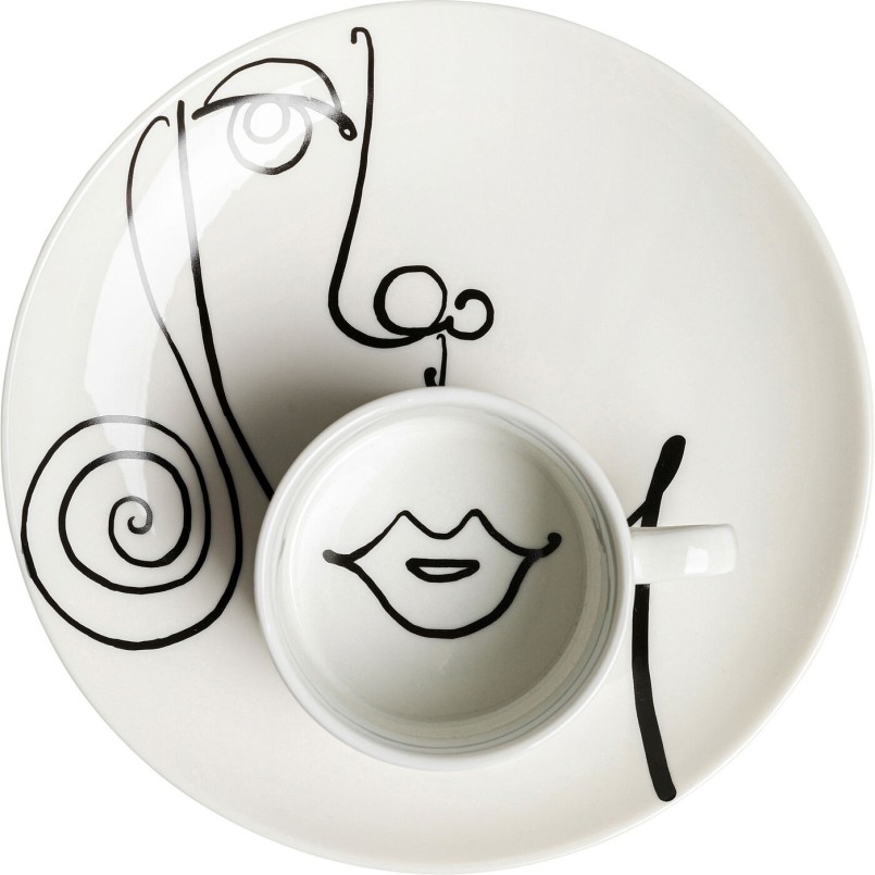 Tasses Viso Donna set de 4 Kare Design