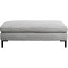 Pouf Gianna Cord gris Kare Design