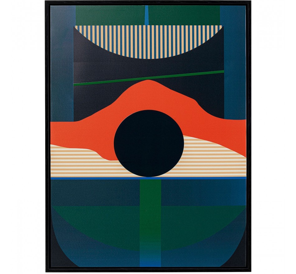 Schilderij Sunset 75x100cm Kare Design