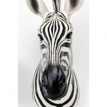 Wanddecoratie zebra hoofd Kare Design
