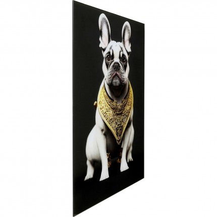 Tableau verre Noble Dog 40x60cm