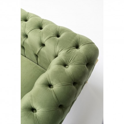 Fauteuil Bellissima fluweel groen Kare Design