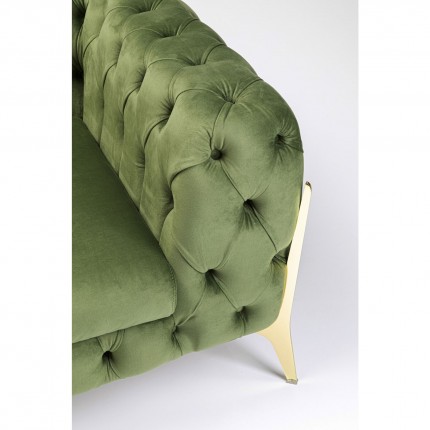 Armchair Bellissima velvet green Kare Design