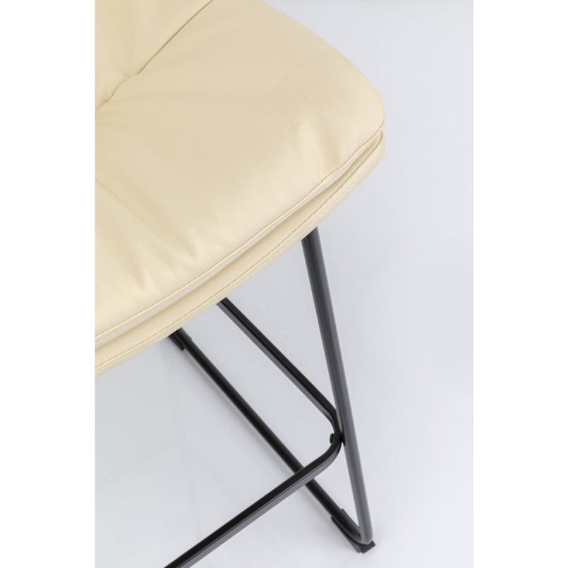 Chaise bar Daria crème 75cm