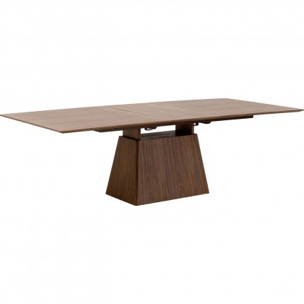 Extension Table Benvenuto rectangle Walnut Kare Design