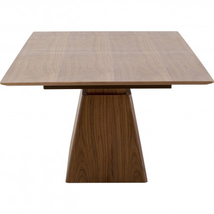 Uitschuifbare eettafel Benvenuto rechthoek walnoot Kare Design