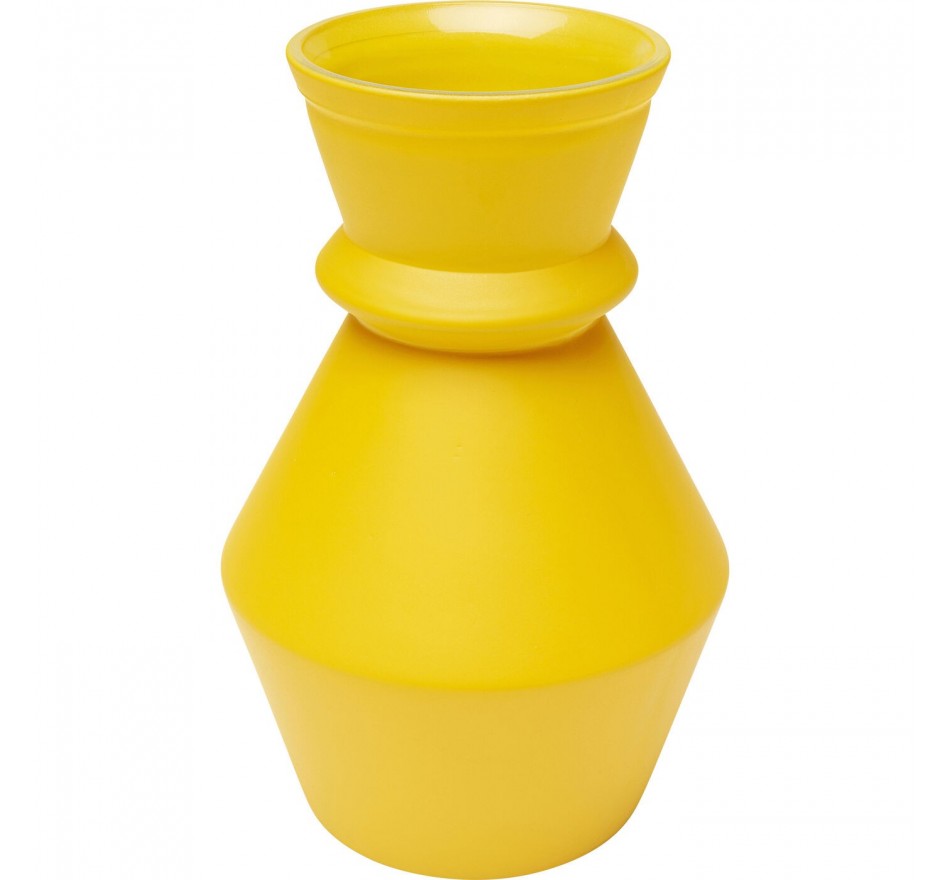 Vase Gina yellow 25cm Kare Design