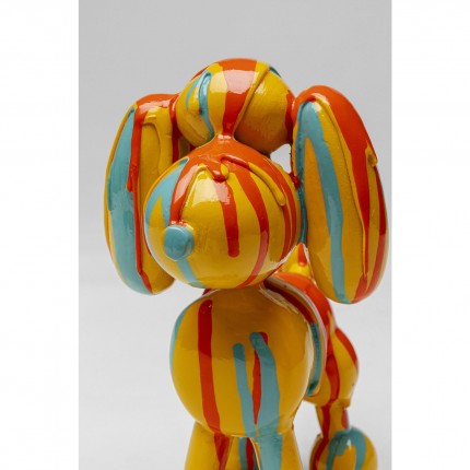 Woonaccessoires hound geel verfdruppels Kare Design