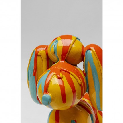 Woonaccessoires hound geel verfdruppels Kare Design