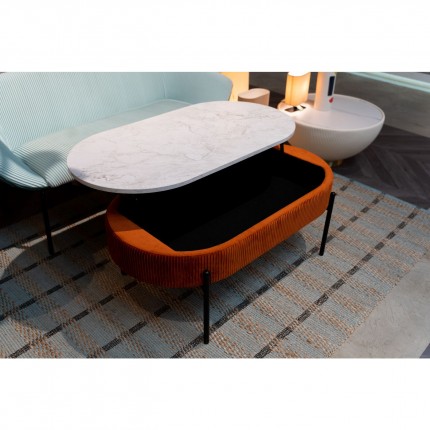 Coffee Table Ballabile orange Kare Design