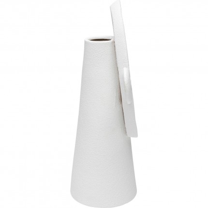 Vase Curly Head white 29cm Kare Design