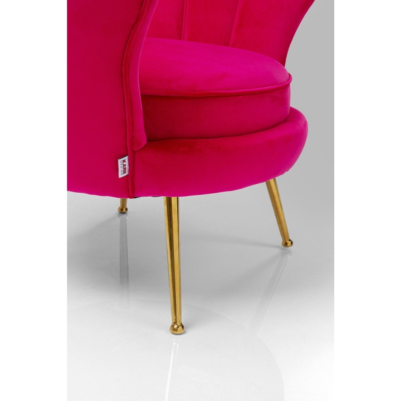 Fauteuil Water Lily fuchsia Kare Design