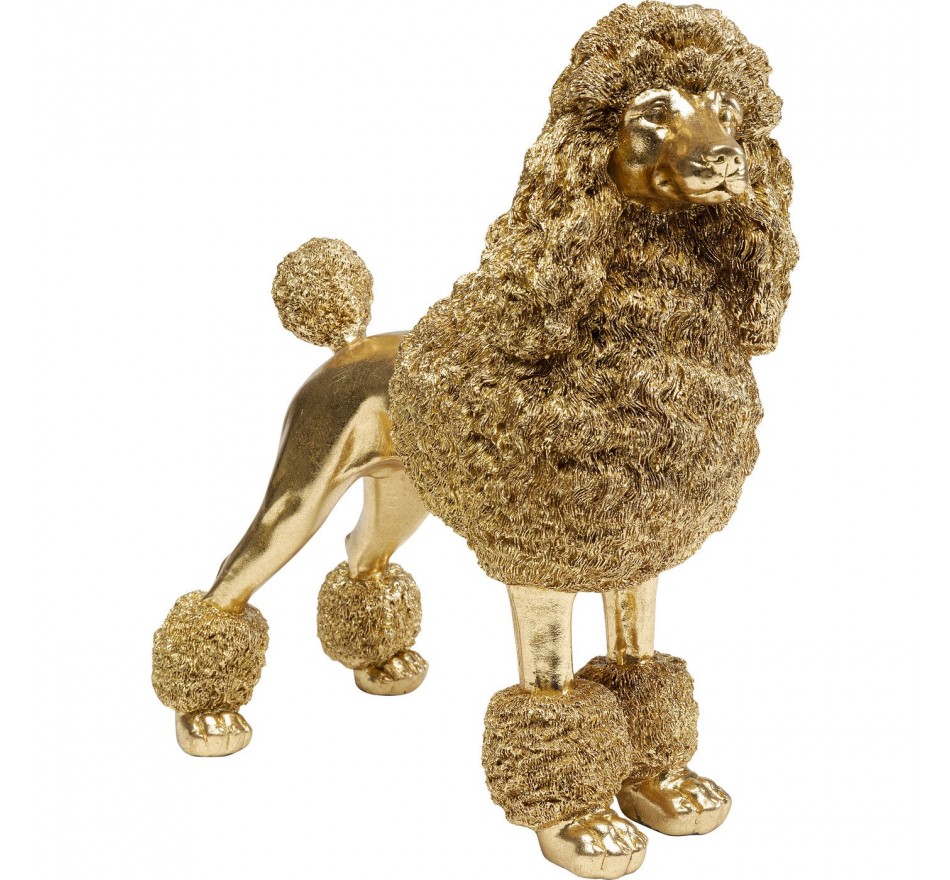 Woonaccessoires poedel goud Kare Design