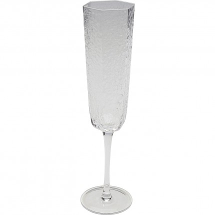 Champagne Glass Cascata (6/Set) Kare Design