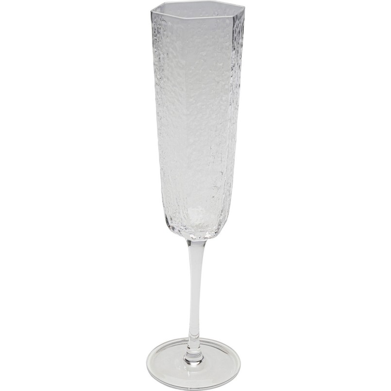 Verre à champagne Cascata clair