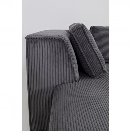 Corner Sofa Infinity Cord Grey Left Kare Design