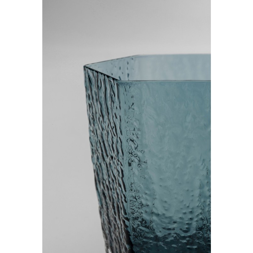 Verres à eau Cascata bleus set de 4 Kare Design