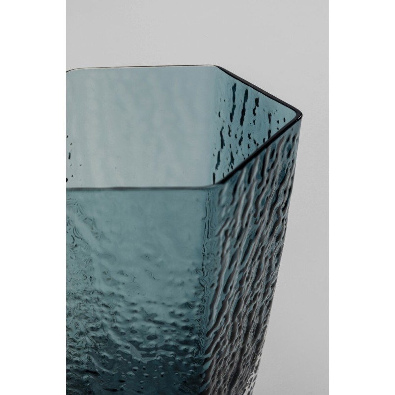 Verres à eau Cascata bleus set de 4 Kare Design