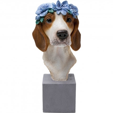 Decoratie buste hound Beagle Kare Design