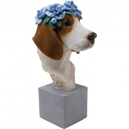 Decoratie buste hound Beagle Kare Design