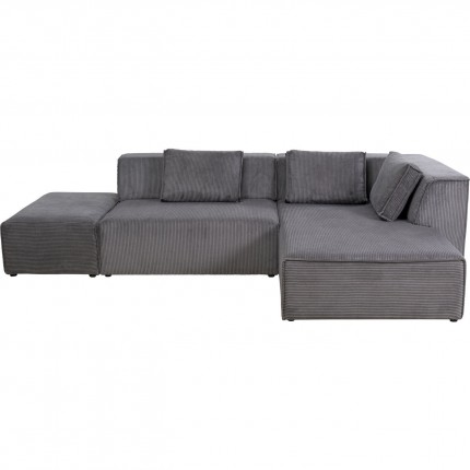 Corner Sofa Infinity Cord Grey Right Kare Design