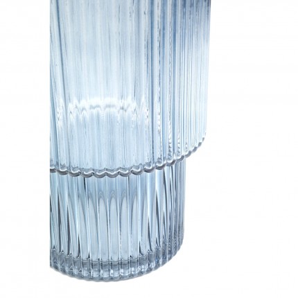 Vase Bella Italia blue 26cm Kare Design
