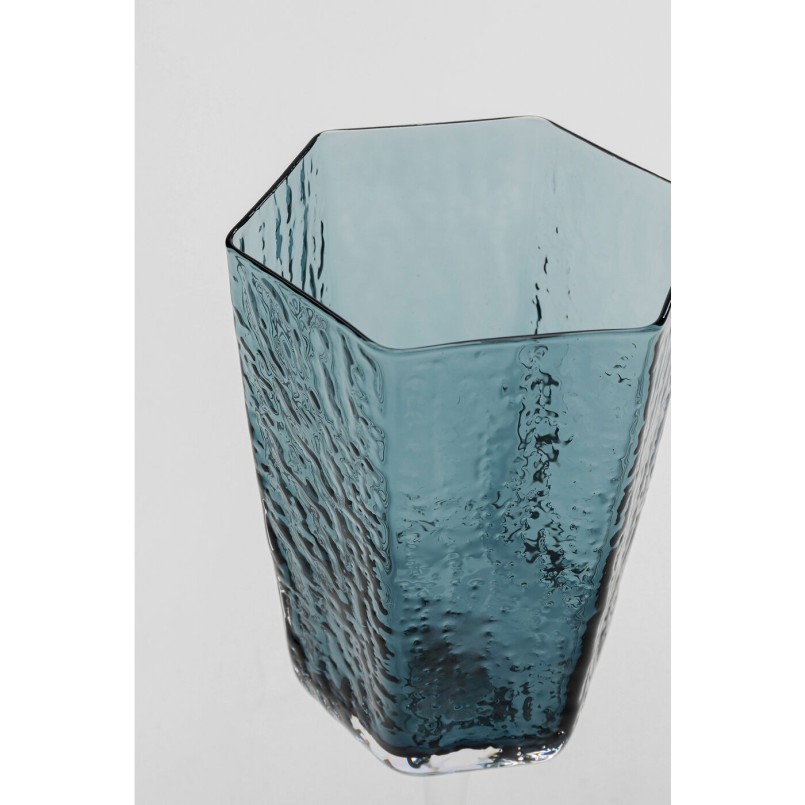 Verres à vin blanc Cascata bleus set de 4 Kare Design