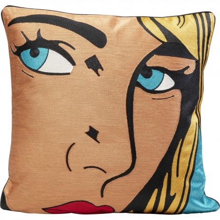 Cushion Comic Lady Kare Design