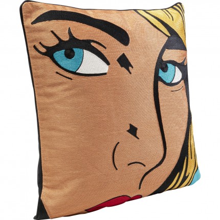 Cushion Comic Lady Kare Design