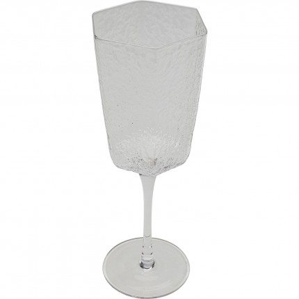 White Wine Glass Cascata (6/Set) Kare Design