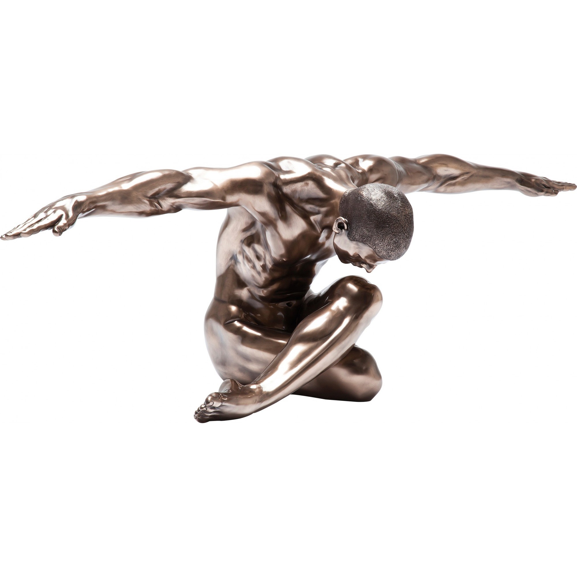 Deco Figurine Nude Man Bow 137cm Kare Design