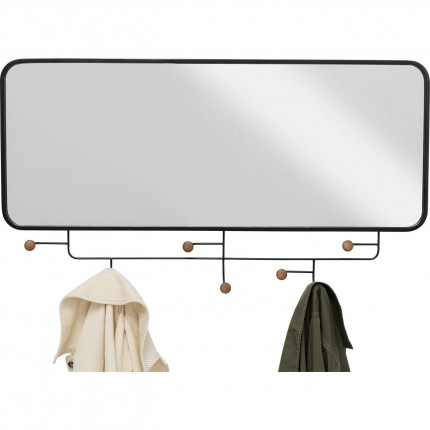 Wall Coat Rack Gina Mirror 54x100cm Kare Design