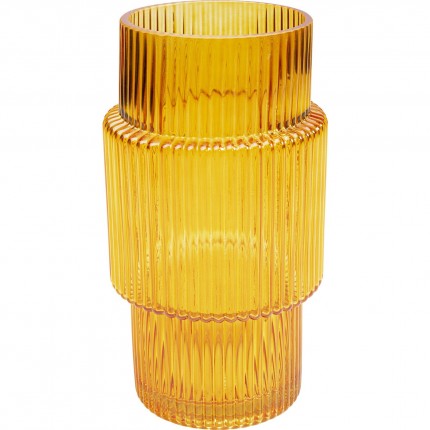 Vase Bella Italia yellow 26cm Kare Design