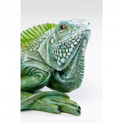 Deco iguana green 21cm Kare Design