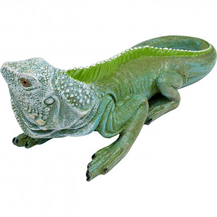 Deco iguana green 21cm Kare Design