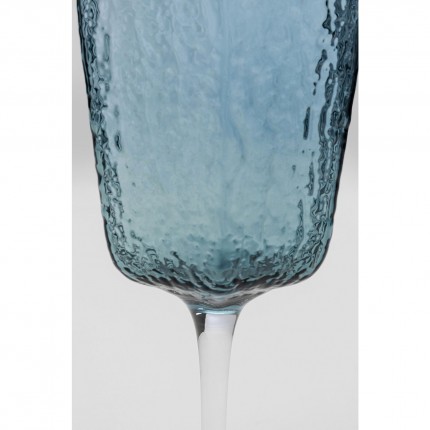 Wijnglazen Rode Cascata blauw (6/Set) Kare Design