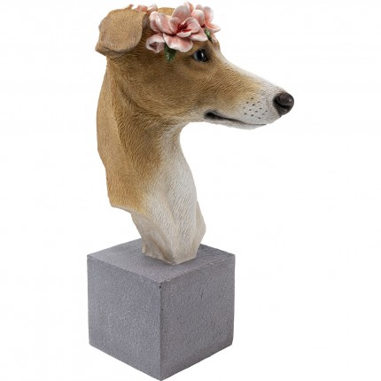 Deco bust dog greyhound Kare Design
