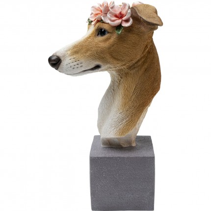 Decoratie buste hound windhond Kare Design