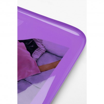 Tray Ego cat purple Kare Design