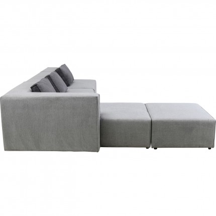 Corner Sofa Infinity XL left grey Kare Design