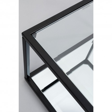 Bijzettafel Quadro zwart 50x50cm Kare Design