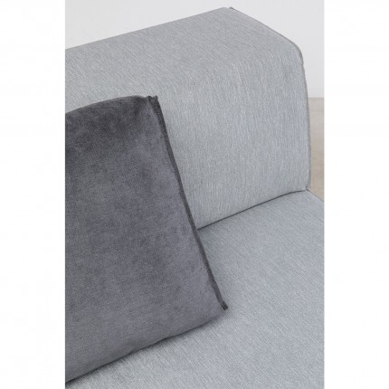 Ligstoel rechts Infinity sofa grijs Kare Design