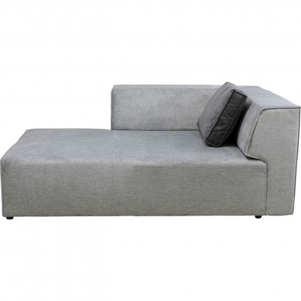 Ligstoel links Infinity sofa grijs Kare Design