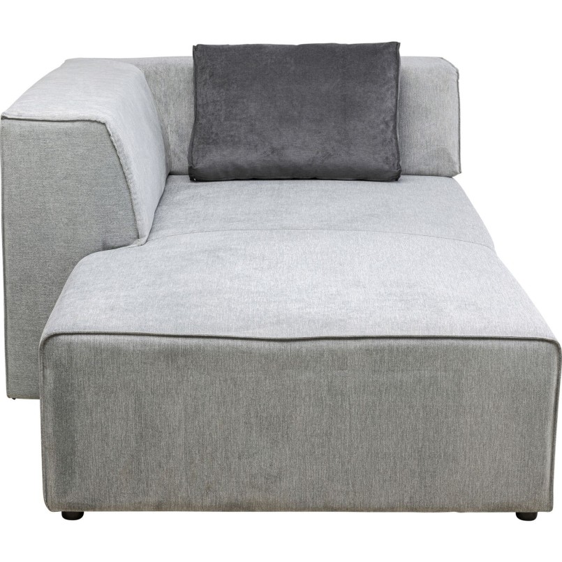 Infinity Ottomane Elements Grey Left Kare Design