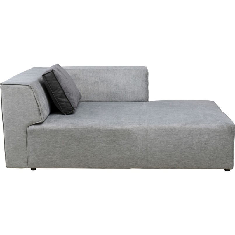 Infinity Ottomane gris droite