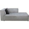 Infinity Ottomane gris droite
