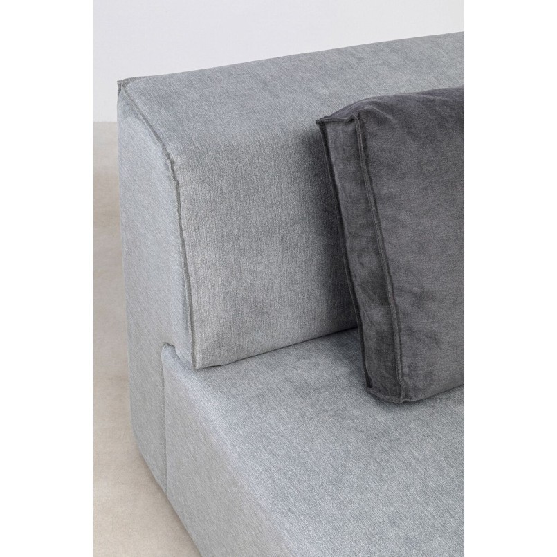 Infinity Ottomane gris droite