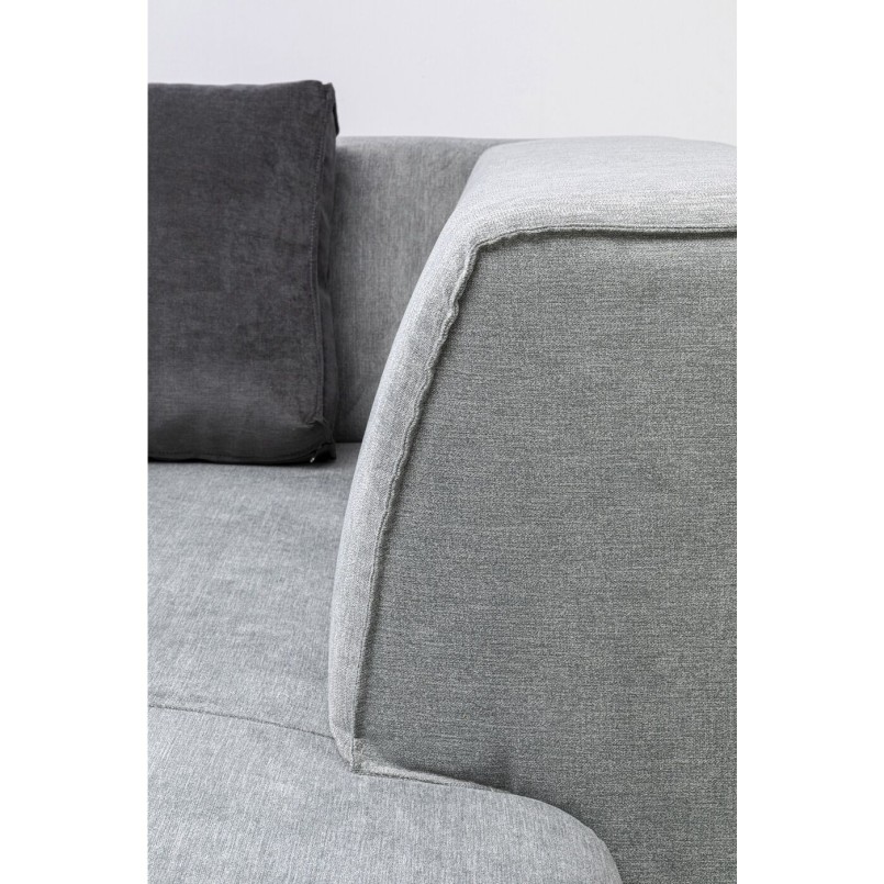Infinity Ottomane gris droite